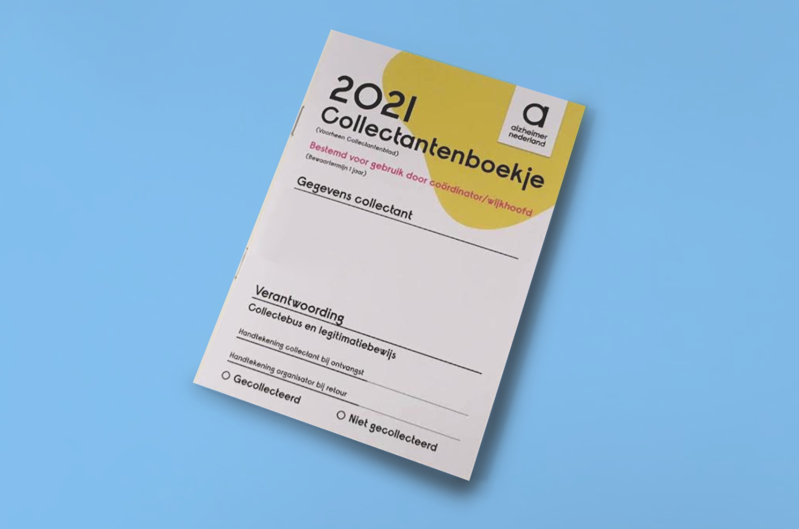 Libertas Pascal alzheimer collecte collecteboekje 2021 Libertas Pascal alzheimer collecte collecteboekje 2021