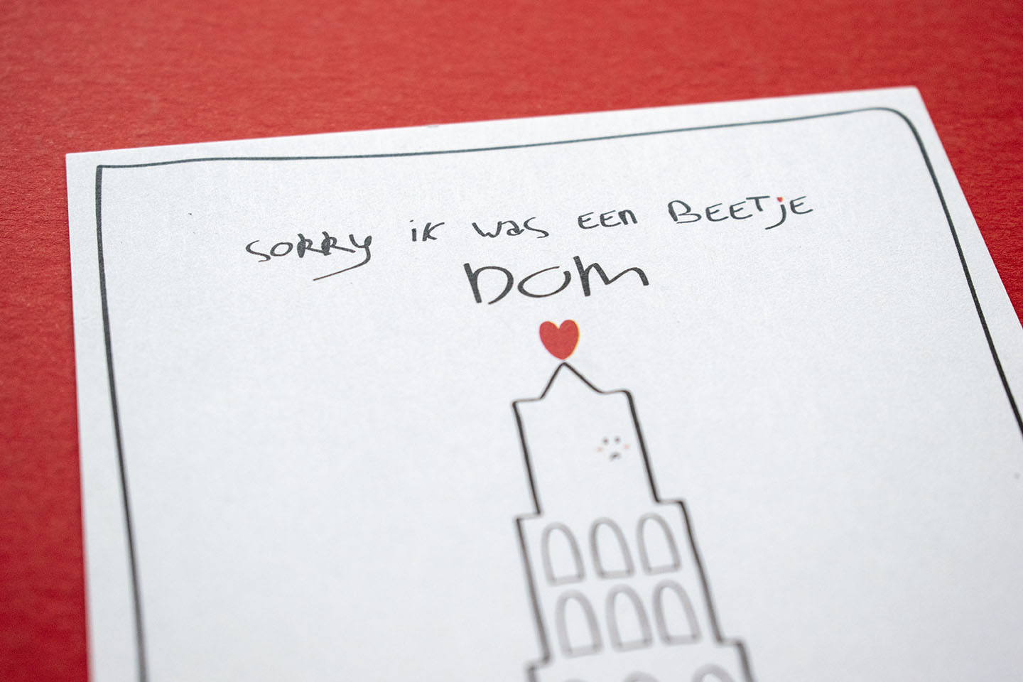 Kaartenset AP13 - Sorry Utrecht drukker kaarten
